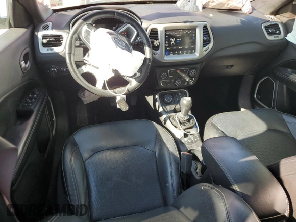 2020 Jeep Compass Limited with VIN 3C4NJDCB7LT130484, listed as a Copart auction lot 49344775 with 75,511 mi miles and Salvage Title. Bid and sale history available at carsss.com. Image 8.