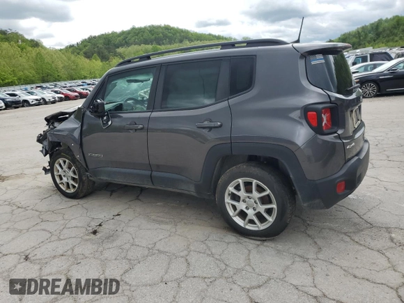 2020 Jeep Renegade Latitude z VIN ZACNJBBB1LPL03636, wystawiony jako Copart lot #55380425 z przebiegiem 68 858 mil mil oraz Szkoda całkowita • Salvage title. Historia ofert i sprzedaży dostępna na DreamBid. Obrazek 2.
