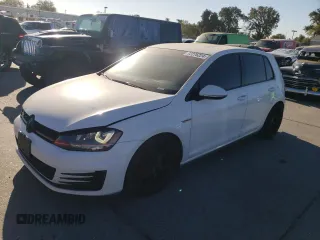 2015 Volkswagen Golf GTI Autobahn with VIN 3VW4T7AU8FM092514, listed as a Copart auction lot 72276224 with 131,821 mi miles and Salvage Title. Bid and sale history available at carsss.com. Image 1.