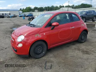 2015 FIAT 500 Pop z VIN 3C3CFFAR8FT545181, wystawiony jako Copart lot #61406525 z przebiegiem 66 151 mil mil oraz Szkoda całkowita • Salvage title. Historia ofert i sprzedaży dostępna na DreamBid. Obrazek 1.