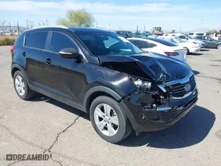2012 Kia Sportage LX with VIN KNDPB3A2XC7274831, listed as a IAAI auction lot 41766816 with 50,235 mi miles. Bid and sale history available at carsss.com. Image 1.
