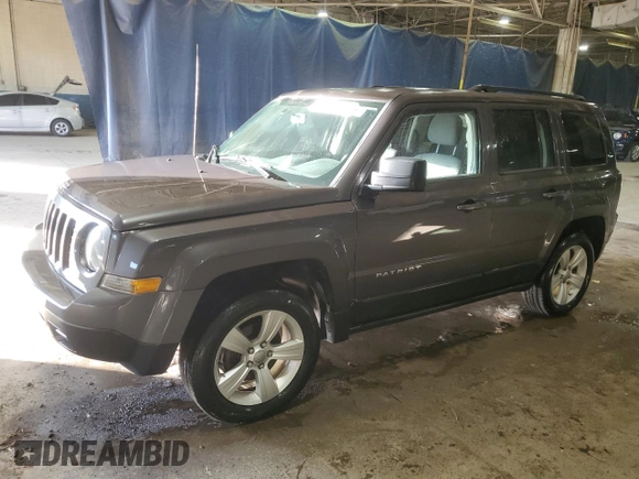 2014 Jeep Patriot Latitude with VIN 1C4NJRFB5ED718711, listed as a Copart auction lot 52100335 with 75,231 mi miles and Clean Title. Bid and sale history available at carsss.com. Image 1.