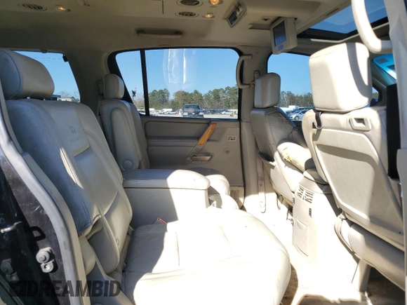 2004 Infiniti QX56 with VIN 5N3AA08A74N808274, listed as a Copart auction lot 42179185 with 0 mi miles and Salvage Title. Bid and sale history available at carsss.com. Image 11.
