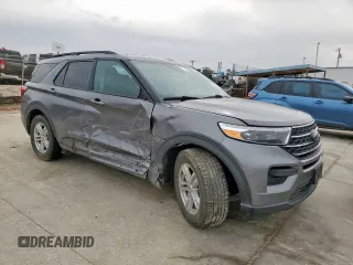 2021 Ford Explorer XLT with VIN 1FMSK7DH2MGC40641, listed as a Copart auction lot 48084795 with 61,802 mi miles and Salvage Title. Bid and sale history available at carsss.com. Image 4.