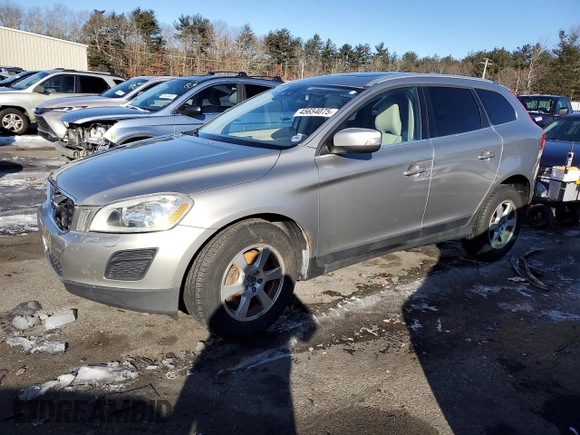 2011 Volvo XC60 3.2L with VIN YV4940DZXB2183688, listed as a Copart auction lot 45654075 with 265,653 mi miles and Salvage title. Bid and sale history available at DreamBid. Image 1.