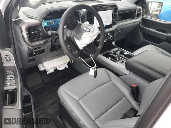 2024 Ford F-150 with VIN 1FT6W1B74RWG07733, listed as a Copart auction lot 59955795 with 5,935 mi miles and Clean title. Bid and sale history available at DreamBid. Image 8.