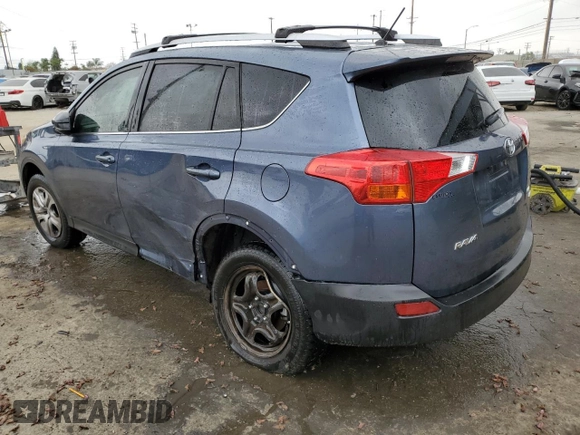 2014 Toyota RAV4 LE with VIN JTMZFREV6ED041246, listed as a Copart auction lot 55559075 with 129,515 mi miles and Salvage title. Bid and sale history available at DreamBid. Image 2.