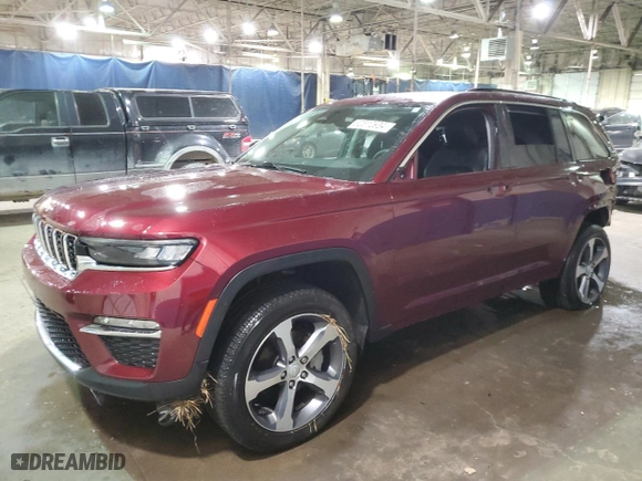 2023 Jeep Grand Cherokee Limited with VIN 1C4RJHBG6PC607963, listed as a Copart auction lot 82810934 with 17,731 mi miles and Salvage Title. Bid and sale history available at carsss.com. Image 1.