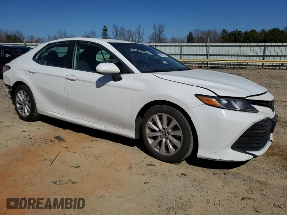 2020 Toyota Camry LE with VIN 4T1C11AK8LU942967, listed as a Copart auction lot 48698875 with 208,197 mi miles and Salvage Title. Bid and sale history available at carsss.com. Image 4.