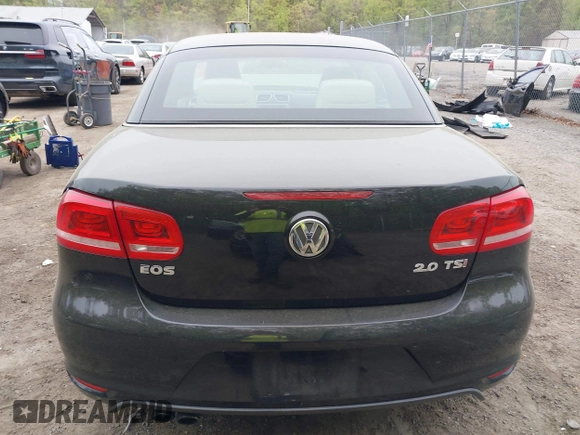 2014 Volkswagen Eos Komfort with VIN WVWBW8AH2EV001719, listed as a IAAI auction lot 42080290 with 105,661 mi miles and . Bid and sale history available at DreamBid. Image 16.