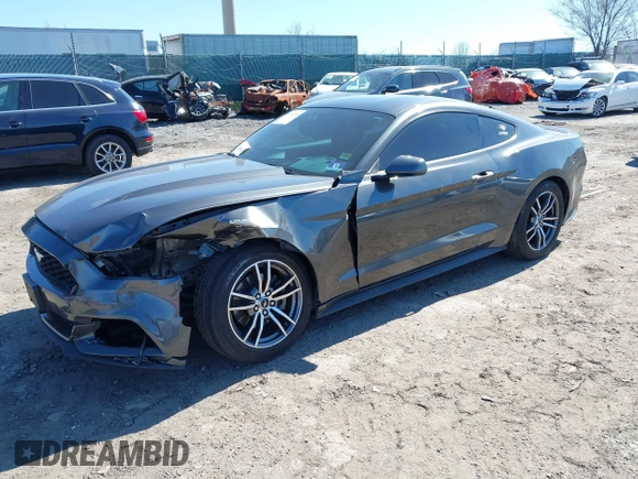 2017 Ford Mustang EcoBoost with VIN 1FA6P8TH4H5309254, listed as a IAAI auction lot 41904766 with 92,798 mi miles. Bid and sale history available at carsss.com. Image 21.