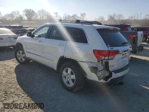 2012 Jeep Grand Cherokee Laredo with VIN 1C4RJFAG0CC201435, listed as a Copart auction lot 47026885 with 205,603 mi miles and Salvage Title. Bid and sale history available at carsss.com. Image 2.