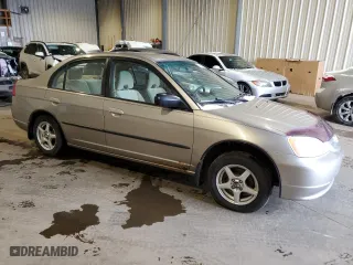 2003 Honda Civic DX with VIN 2HGES16483H927393, listed as a Copart auction lot 79415054 with 218,297 mi miles and Salvage Title. Bid and sale history available at carsss.com. Image 4.