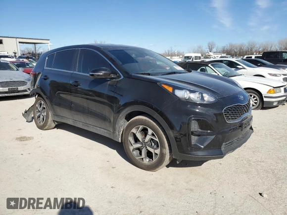 2020 Kia Sportage LX with VIN KNDPM3AC8L7824319, listed as a Copart auction lot 46000485 with 60,092 mi miles and Salvage Title. Bid and sale history available at DreamBid. Image 4.