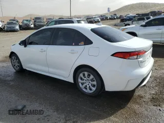 2022 Toyota Corolla LE with VIN JTDEPMAE7N3008895, listed as a Copart auction lot 48558555 with 15,417 mi miles and Salvage Title. Bid and sale history available at carsss.com. Image 2.