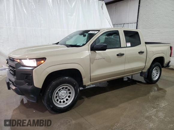 2024 Chevrolet Colorado 2WD Work Truck z VIN 1GCGSBEC8R1135600, wystawiony jako Copart lot #55925215 z przebiegiem 23 412 mil mil oraz Czysty tytuł • Clean title. Historia ofert i sprzedaży dostępna na DreamBid. Obrazek 1.