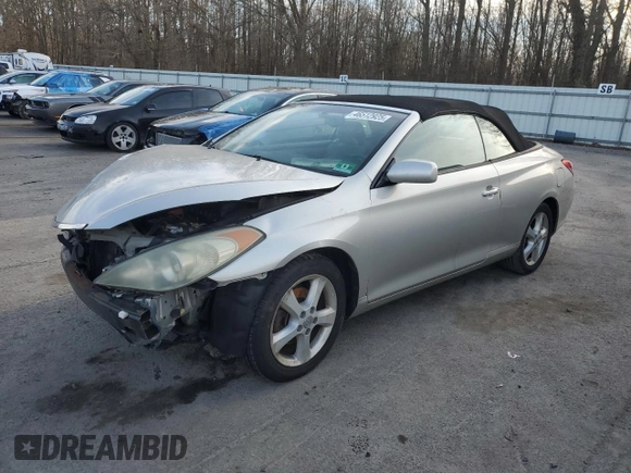2004 Toyota Solara SE with VIN 4T1FA38P54U029627, listed as a Copart auction lot 46512925 with 206,117 mi miles and Salvage Title. Bid and sale history available at carsss.com. Image 1.