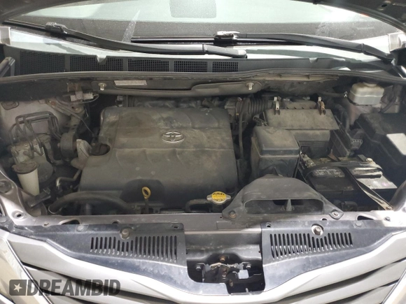 2013 Toyota Sienna XLE with VIN 5TDDK3DC6DS065469, listed as a Copart auction lot 48772565 with 143,966 mi miles and Salvage Title. Bid and sale history available at DreamBid. Image 14.