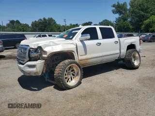 2016 GMC Sierra 1500 Denali z VIN 3GTP1PEC7GG369421, wystawiony jako Copart lot #55854155 z przebiegiem Nie podano mil oraz Szkoda całkowita • Salvage title. Historia ofert i sprzedaży dostępna na DreamBid. Obrazek 1.