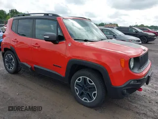 2016 Jeep Renegade Trailhawk with VIN ZACCJBCT0GPC69731, listed as a IAAI auction lot 42415731 with 122,031 mi miles and . Bid and sale history available at DreamBid. Image 1.