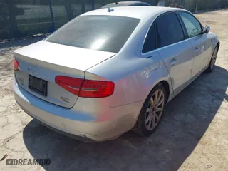 2013 Audi A4 Premium Plus with VIN WAUFFAFL7DN037942, listed as a IAAI auction lot 41766737 with 141,008 mi miles. Bid and sale history available at carsss.com. Image 4.