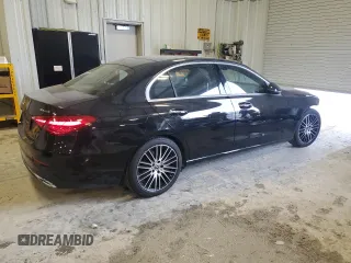 2022 Mercedes-Benz C 300 with VIN W1KAF4HB2NR042016, listed as a Copart auction lot 42020785 with 24,522 mi miles and Salvage Title. Bid and sale history available at DreamBid. Image 3.