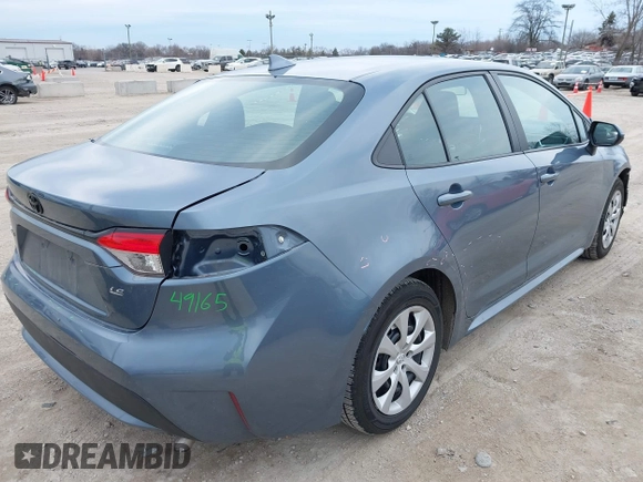 2021 Toyota Corolla LE with VIN 5YFEPMAE0MP228191, listed as a IAAI auction lot 41909486 with 66,374 mi miles and . Bid and sale history available at DreamBid. Image 4.