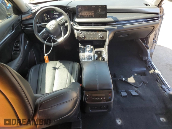 2023 Infiniti QX60 Luxe with VIN 5N1DL1FRXPC359333, listed as a Copart auction lot 62105425 with 18,033 mi miles and Salvage title. Bid and sale history available at DreamBid. Image 8.