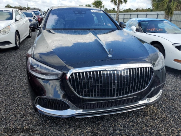 2021 Mercedes-Benz S-Class Maybach S 580 with VIN W1K6X7GB2MA023923, listed as a Copart auction lot 74560044 with 0 mi miles and Non Repairable. Bid and sale history available at carsss.com. Image 5.