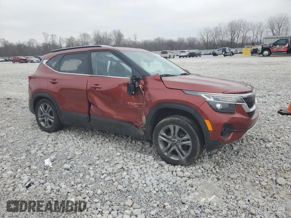 2021 Kia Seltos S with VIN KNDEU2AA4M7212605, listed as a Copart auction lot 44979405 with 62,093 mi miles and Salvage Title. Bid and sale history available at DreamBid. Image 4.