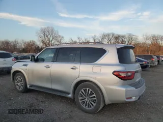 2022 Nissan Armada SV with VIN JN8AY2AD2N9675138, listed as a Copart auction lot 82432744 with 113,412 mi miles and Salvage Title. Bid and sale history available at carsss.com. Image 2.