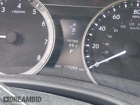 2014 Lexus GS 350 with VIN JTHCE1BL2E5022327, listed as a IAAI auction lot 42036788 with 179,088 mi miles. Bid and sale history available at carsss.com. Image 15.