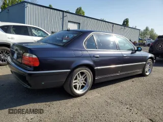2001 BMW 7 Series 740iL with VIN WBAGH83451DP19708, listed as a Copart auction lot 54583965 with 125,982 mi miles and Clean Title. Bid and sale history available at carsss.com. Image 3.