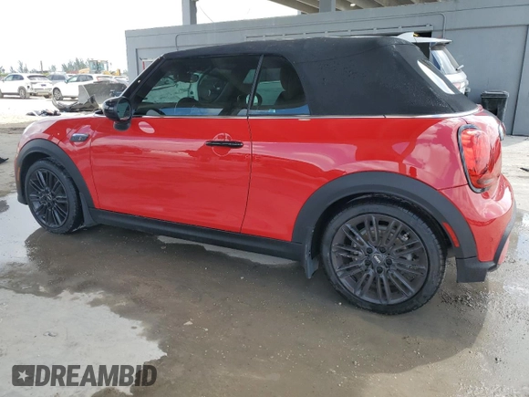 2022 MINI Convertible Cooper S with VIN WMW43DL00N3N94880, listed as a Copart auction lot 54398345 with 27,979 mi miles and Salvage Title. Bid and sale history available at DreamBid. Image 2.