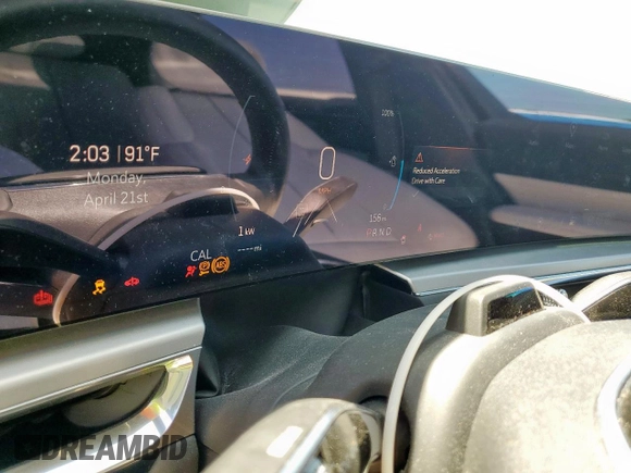 2023 Cadillac LYRIQ RWD Luxury z VIN 1GYKPMRK3PZ001935, wystawiony jako Copart lot #53645875 z przebiegiem Nie podano mil oraz Nie do naprawy • Non repairable. Historia ofert i sprzedaży dostępna na DreamBid. Obrazek 9.