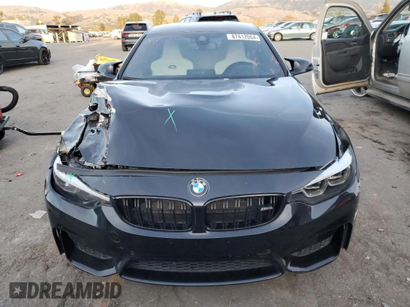 2020 BMW M4 z VIN WBS4Y9C04LAH83053, wystawiony jako Copart lot #87412064 z przebiegiem 48 474 mil mil oraz Szkoda całkowita • Salvage title. Historia ofert i sprzedaży dostępna na DreamBid. Obrazek 5.
