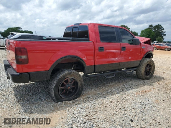 2005 Ford F-150 XLT with VIN 1FTPW14575KF11550, listed as a Copart auction lot 57697255 with Not provided miles and Salvage title. Bid and sale history available at DreamBid. Image 3.
