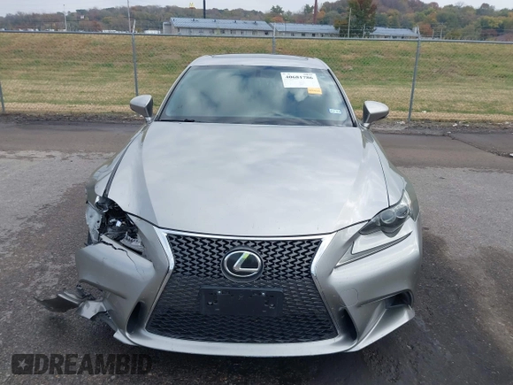 2015 Lexus IS 250 with VIN JTHBF1D29F5050317, listed as a IAAI auction lot 40681786 with 173,799 mi miles. Bid and sale history available at carsss.com. Image 12.