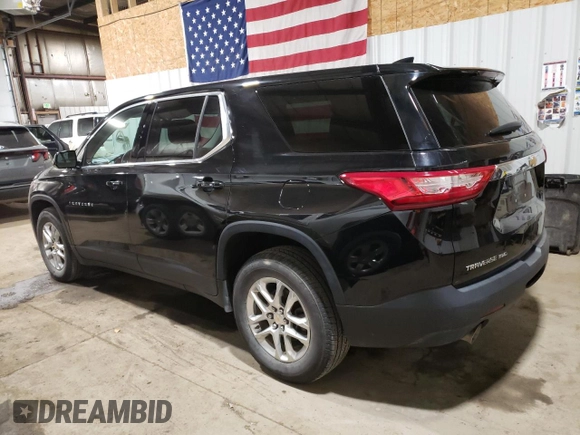 2018 Chevrolet Traverse LS z VIN 1GNEVFKW6JJ133196, wystawiony jako Copart lot #54419275 z przebiegiem 93 345 mil mil oraz Nie do naprawy • Non repairable. Historia ofert i sprzedaży dostępna na DreamBid. Obrazek 2.