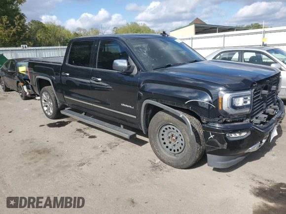 2018 GMC Sierra 1500 Denali z VIN 3GTU2PEJ3JG523077, wystawiony jako Copart lot #72094704 z przebiegiem 117 756 mil mil oraz Szkoda całkowita • Salvage title. Historia ofert i sprzedaży dostępna na DreamBid. Obrazek 4.