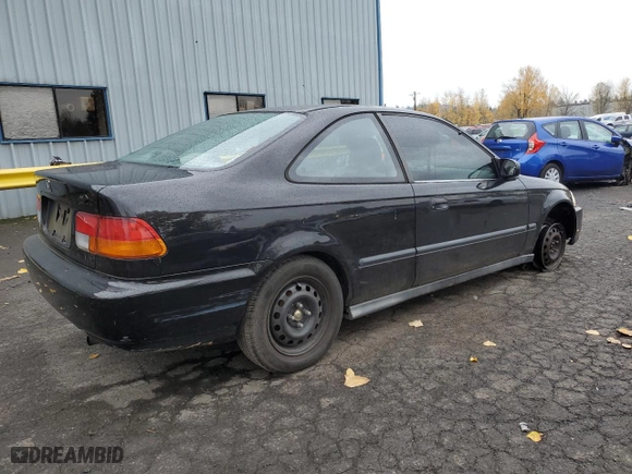 1997 Honda Civic DX with VIN 1HGEJ6220VL024777, listed as a Copart auction lot 81893044 with 180,967 mi miles and Salvage Title. Bid and sale history available at carsss.com. Image 3.