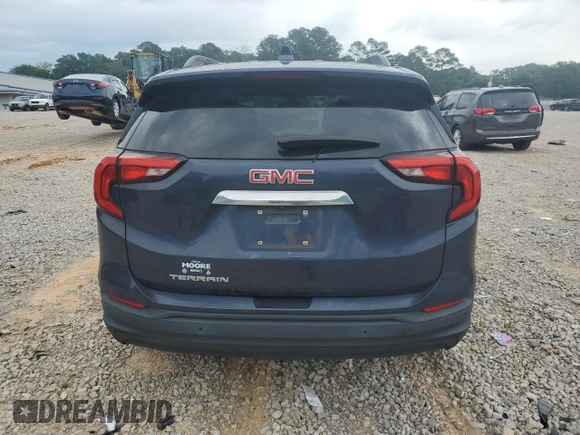 2019 GMC Terrain SLE with VIN 3GKALMEV3KL196212, listed as a Copart auction lot 55538265 with 120,543 mi miles and Salvage title. Bid and sale history available at DreamBid. Image 6.