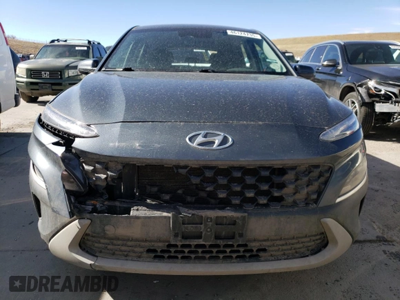 2022 Hyundai Kona SE with VIN KM8K2CAB5NU901686, listed as a Copart auction lot 46124735 with 40,748 mi miles and Salvage Title. Bid and sale history available at carsss.com. Image 5.