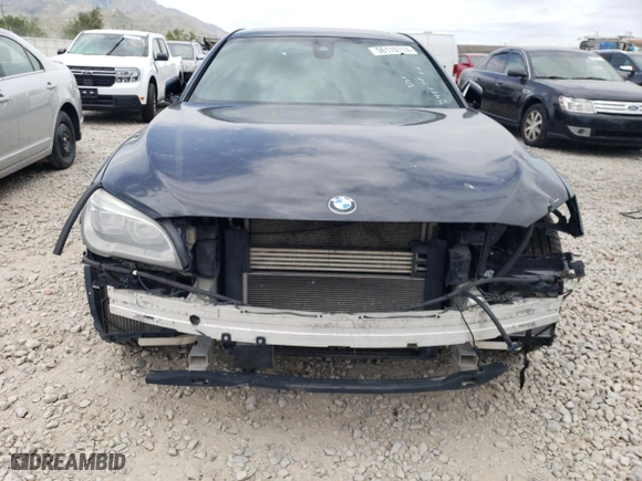 2015 BMW 7 Series 750Li xDrive with VIN WBAYF8C58FG245570, listed as a Copart auction lot 56115714 with 0 mi miles. Bid and sale history available at carsss.com. Image 5.