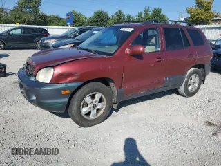 2005 Hyundai Santa Fe GLS with VIN KM8SC13D65U936463, listed as a Copart auction lot 67032944 with 186,292 mi miles and Salvage Title. Bid and sale history available at carsss.com. Image 1.