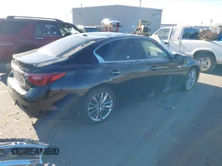 2018 Infiniti Q50 3.0t SPORT with VIN JN1EV7AR2JM431143, listed as a IAAI auction lot 41462063 with Not Provided miles. Bid and sale history available at carsss.com. Image 4.