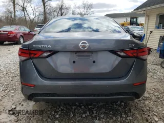 2022 Nissan Sentra SV with VIN 3N1AB8CV2NY296465, listed as a Copart auction lot 52352655 with 37,403 mi miles and Salvage Title. Bid and sale history available at DreamBid. Image 6.