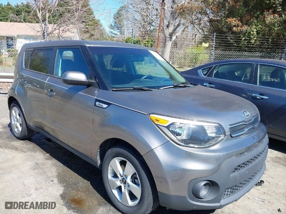 2018 Kia Soul with VIN KNDJN2A25J7614780, listed as a IAAI auction lot 41826666 with 39,338 mi miles. Bid and sale history available at carsss.com. Image 1.