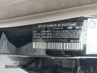 2013 Mercedes-Benz C 300 Sport with VIN WDDGF8AB8DG119588, listed as a IAAI auction lot 42648564 with 154,788 mi miles and . Bid and sale history available at DreamBid. Image 9.