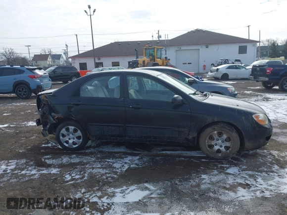 2007 Kia Spectra EX with VIN KNAFE122X75454914, listed as a IAAI auction lot 41711981 with 179,382 mi miles. Bid and sale history available at carsss.com. Image 13.